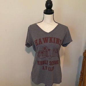 Hawkins Middle School tee shirt